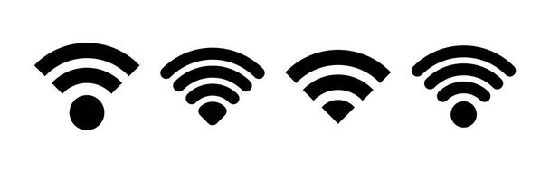 Вектор піктограм Wi-Fi для веб- та мобільних додатків. знак сигналу і символ. Піктограма бездротового зв'язку
 - Вектор, зображення