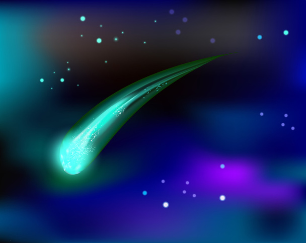 彗星のベクトルの背景 - ベクター画像