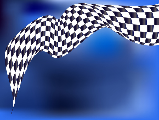 Checkered flag race background vector - Vector, Image
