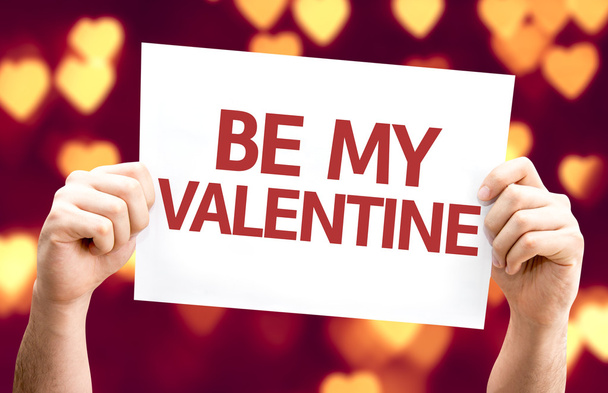 Be My Valentine card - Fotoğraf, Görsel