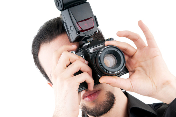 Photographer with the digital camera - Photo, Image