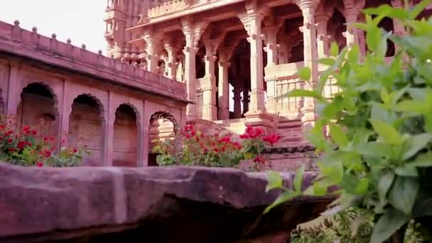 ancient hindu temple architecture from different angle at day - Séquence, vidéo