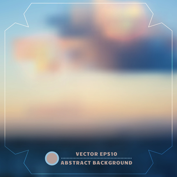 Vector blurred nature background - Vector, Image