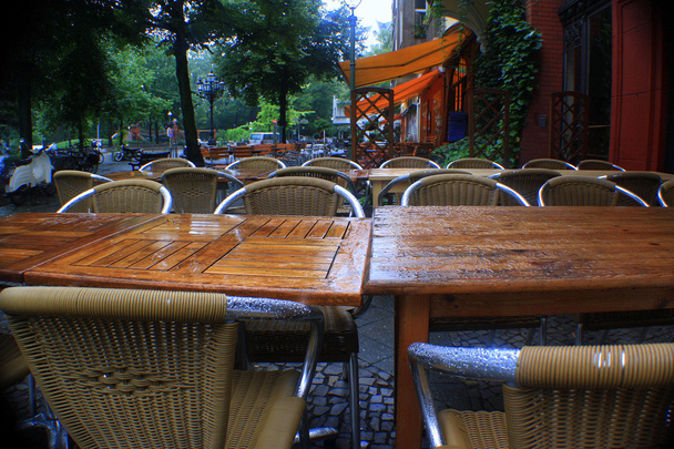 Strassencafe - Foto, afbeelding