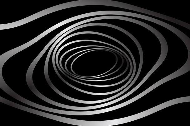 Illusion du mouvement vortex
.  - Vecteur, image
