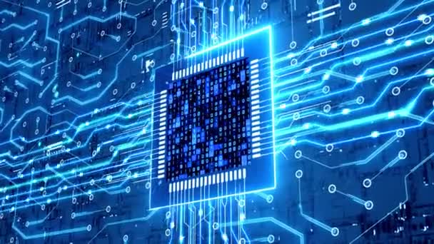 Big data storage chip circuit board - Кадры, видео