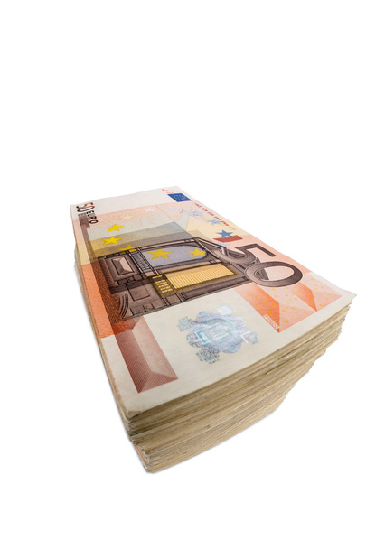 many euro banknotes - Foto, afbeelding