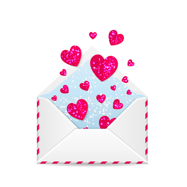 Valentine card - Vector, Imagen