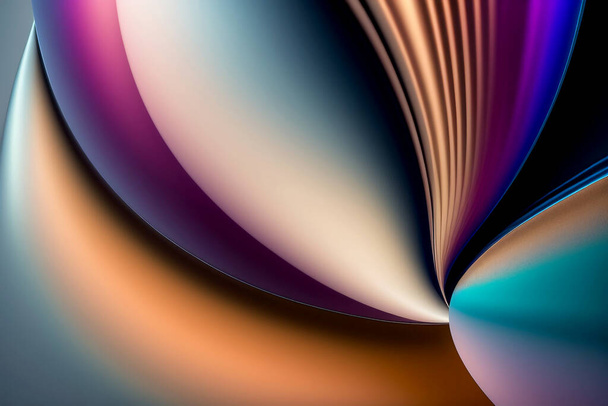 colorful abstract twirl stripes pattern background - Fotoğraf, Görsel