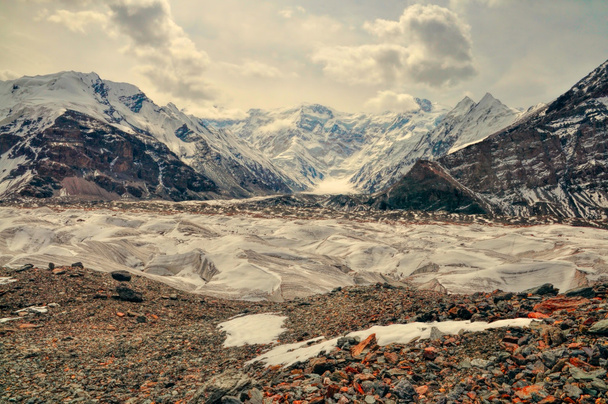 Gletscher in Kirgisistan - Foto, Bild