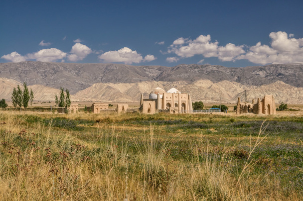 Ruines du temple au Kirghizistan
 - Photo, image