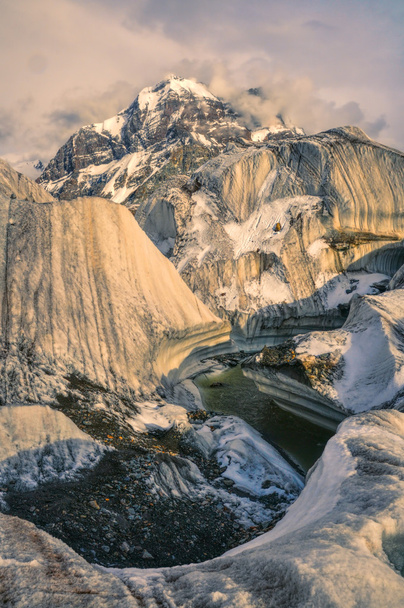 Παγετώνας Engilchek - Φωτογραφία, εικόνα