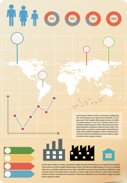 An infographics - Vector, Image