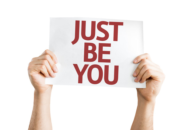 Just Be You card - Photo, Image