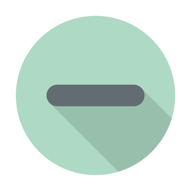 Ícone de botão mínimo
 - Vetor, Imagem