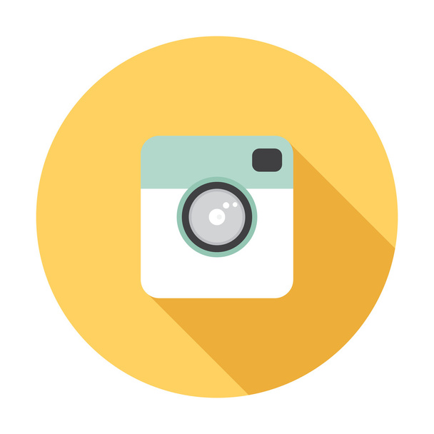Photo camera sign icon - Vector, Image
