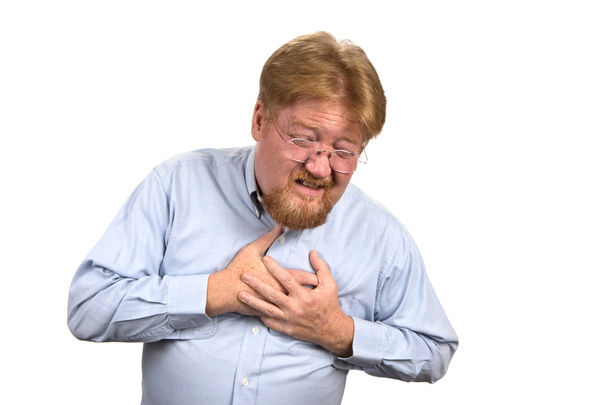 Man Having Heart Attack - Photo, Image