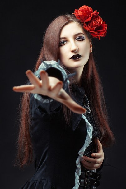 Gothic portrait of a girl. - Fotografie, Obrázek