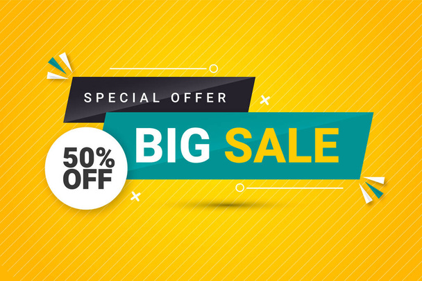 Vector realistic sale background with special discount - Vettoriali, immagini