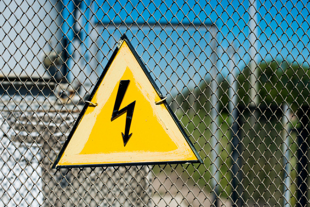 Ostrzeżenie energii elektrycznej - Zdjęcie, obraz