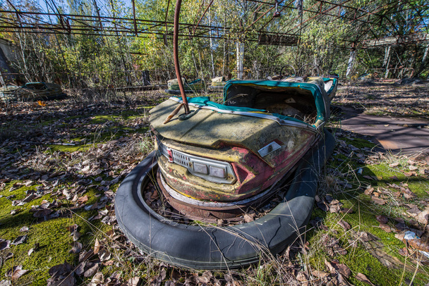 Pripyat λούνα παρκ - Φωτογραφία, εικόνα