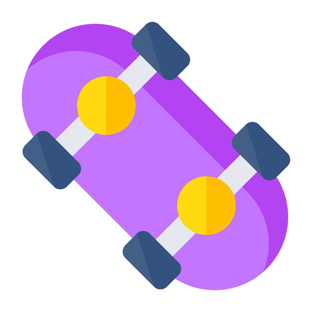 An icon design of skateboard - Vector, Image