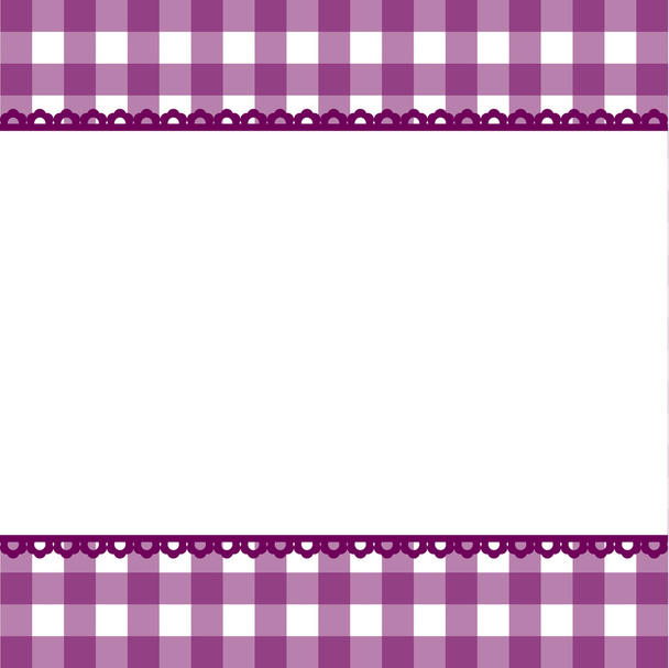 Vector template frame design for greeting card - Vector, Imagen
