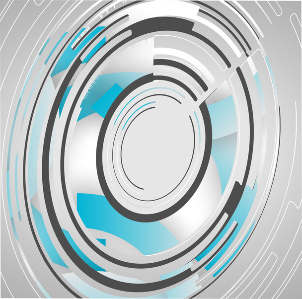 Abstract technology circles background - Vector, Image