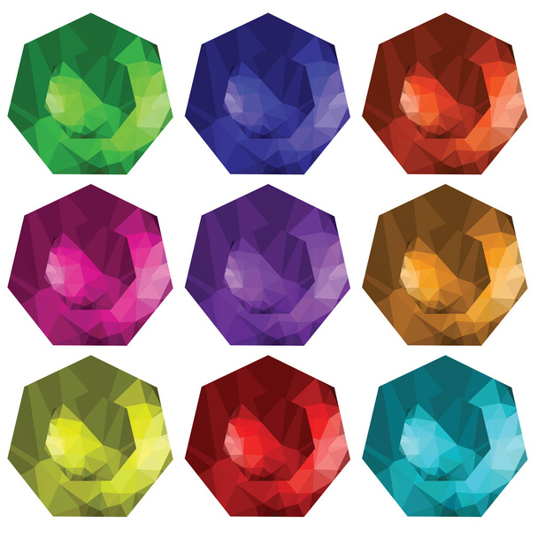 brilliant cut gems - Vector, Image