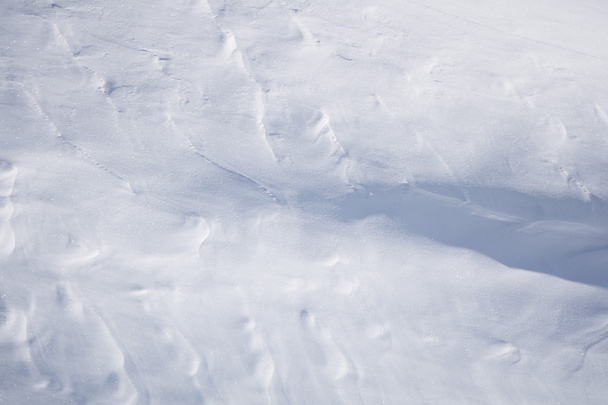 Snow texture, surface created by a wind - 写真・画像