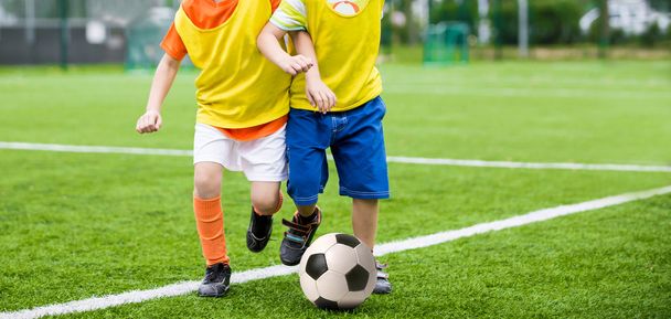 Football soccer training game for kids - Photo, Image