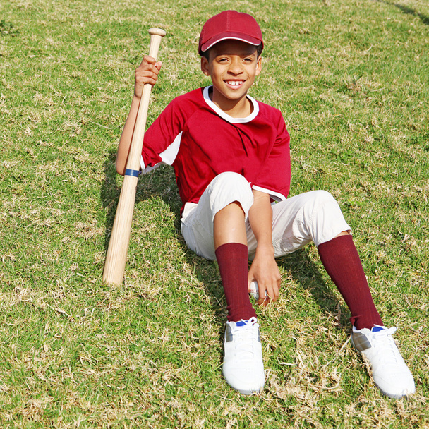 Baseball player child - Foto, imagen