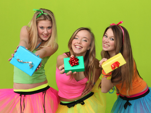 Birthday party teens with gifts - Fotografie, Obrázek