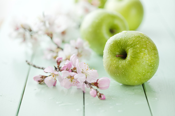 Zelená jablka - Fotografie, Obrázek