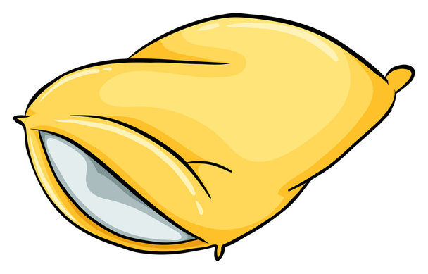 Una almohada amarilla
 - Vector, Imagen