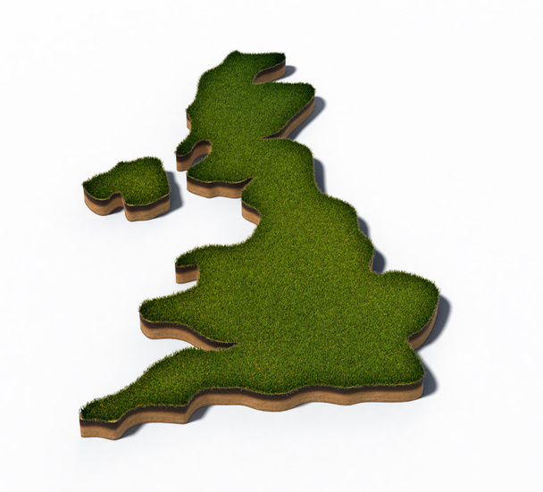 Karte von Großbritannien - Foto, Bild