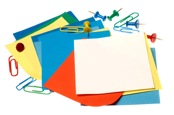 colección de notas de papel de colores
 - Foto, Imagen