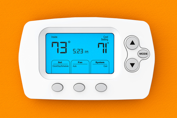 Thermostat de programmation moderne
  - Photo, image