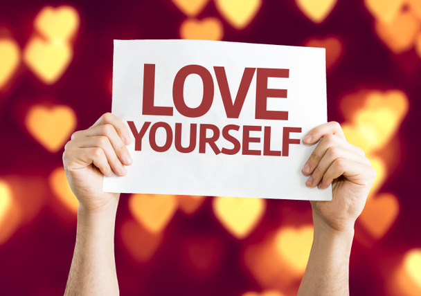 Αγαπήστε τον εαυτό σας κάρτα - Φωτογραφία, εικόνα