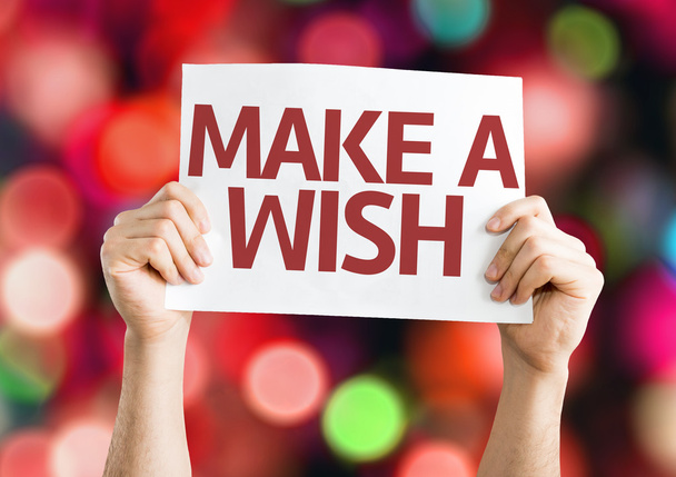 Make a Wish card - Photo, Image