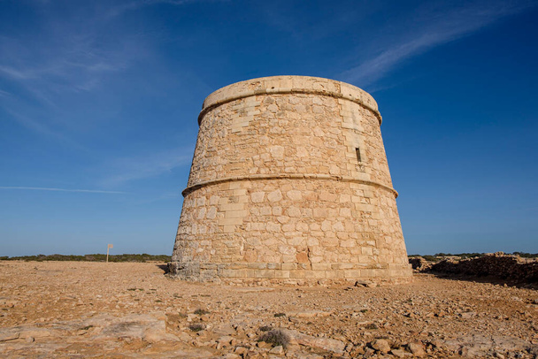 Torre de La Gavina,, Can Marroig public estate, Formentera, Pitiusas Islands, Balearic Community, Spain - Photo, Image