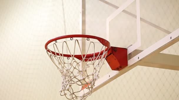basketbal hoepel met net - Video