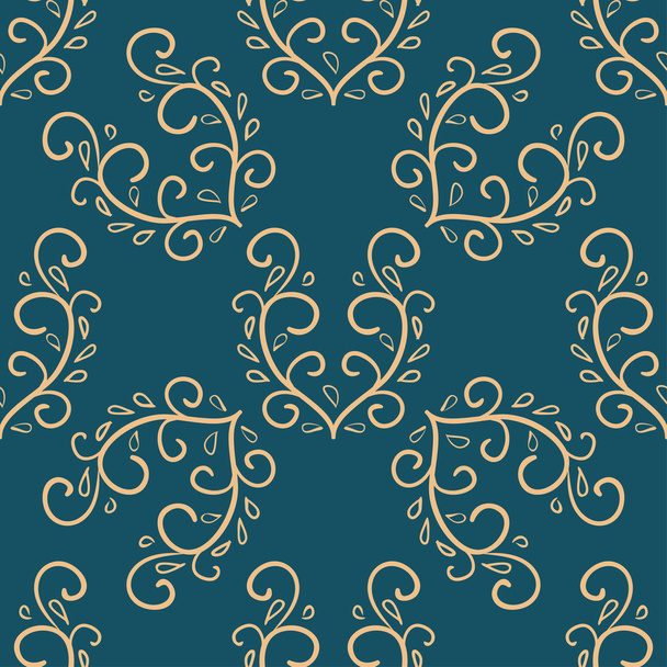 Vintage floral pattern. - Vector, Image