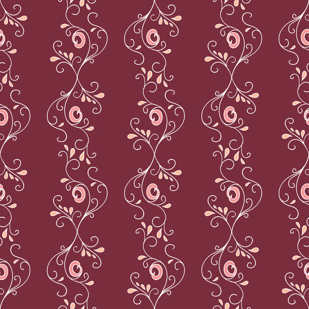 Vintage floral pattern. - Vector, afbeelding