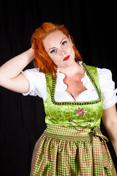 Girl with a bavarian german dress - Foto, imagen