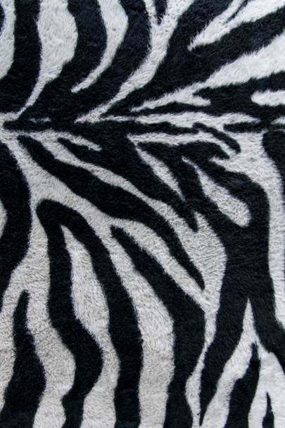 texture of print fabric stripes zebra for background - Photo, Image