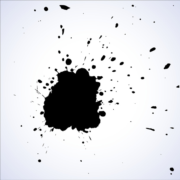 Чёрный всплеск
 - Вектор,изображение