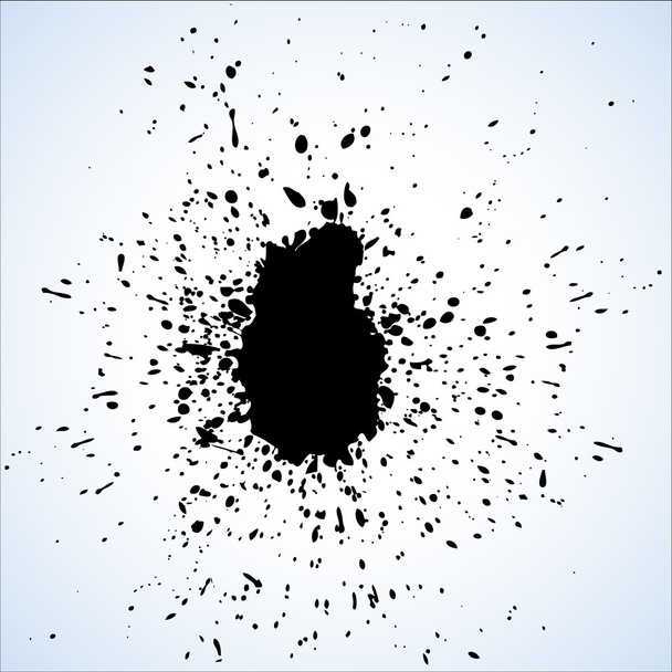 Salpicadura negra
 - Vector, imagen