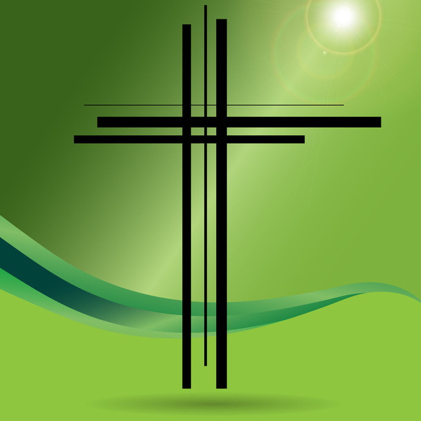 Illustration of a cross. - Vector, Image