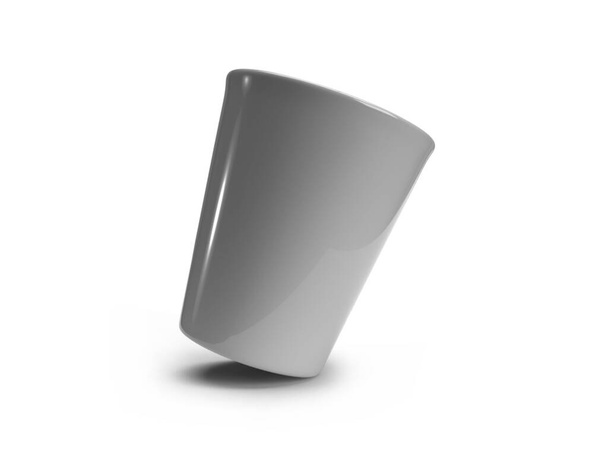 Drinking cup 3D Illustration Mockup Scene on isolated background - Zdjęcie, obraz